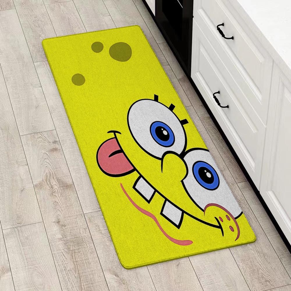 Entrance Front Door Doormat Anime S-SpongeBobs Non-slip Kitchen Rug Living Room Rugs Balcony Bathroom Foot Mat Floor Mats Carpet