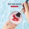 Heart-Shaped Makeup Brush & Beauty Blender Cleaning Soap Tool