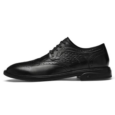 Fashion Man Shoes Formal  Leather Shoes for Men Lace Up Oxfords for Male Shoes Wedding Party Shoes Office Business Casual Shoes