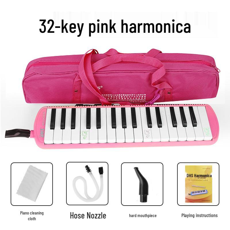 Qimei 37-Key Harmonica for Students, Teacher-Recommended 32-Key Harmonica for Children