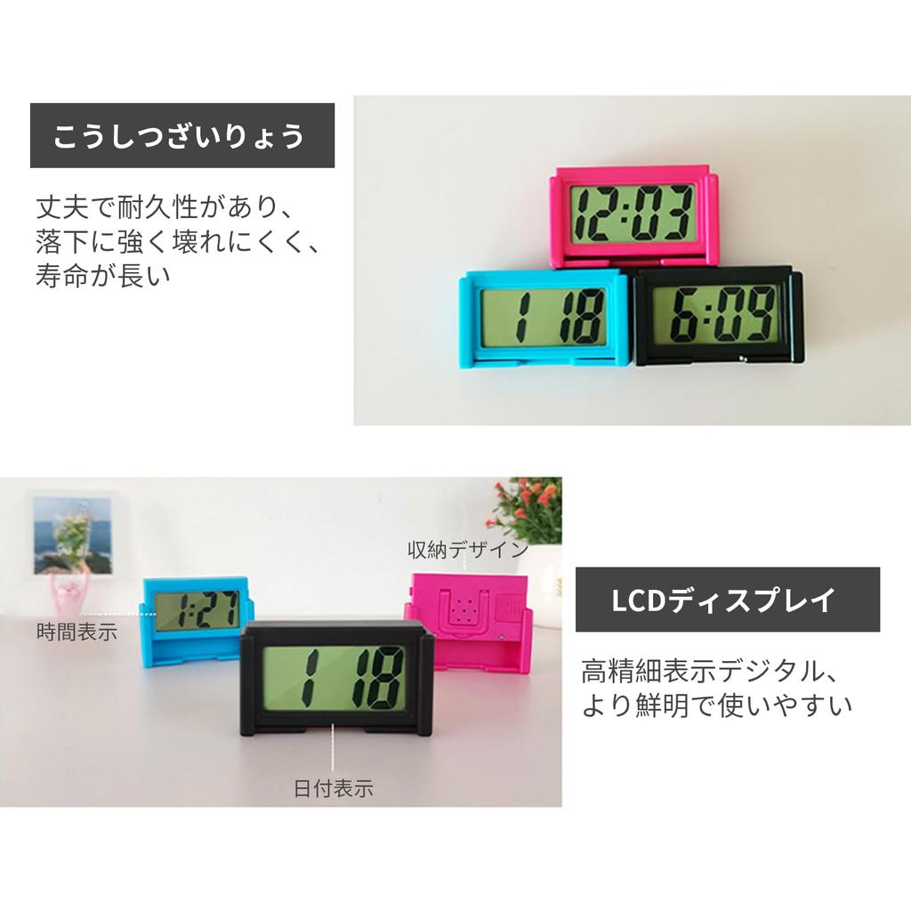 Auto, Uhr, Mini Digitaluhr, Elektronische Uhr, Mini Autouhr, Motorrad, Uhr, Armaturenbrett, Autozubehör