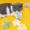 Cartoon Monster Cat, Mint Cat Toy, Teeth Grinding, Teeth Cleaning, Biting, Boring, Self-entertaining Kitten Plush Toy