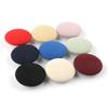 5pcs Round Cloth Buttons Small Suit Woolen Jacket Women'S Coat Korean Version Cashmere Sweater Decorative Shirt Black Buttons
