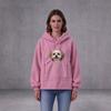 Double-sided Fleece Hooded Sweatshirt Loose Teddy Warm Pullover With Zipper Pockets