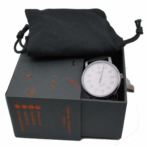 Genuine LUCH Waterproof Winding Wristwatch, One-hand (white Face, Cyrillic), Digital.