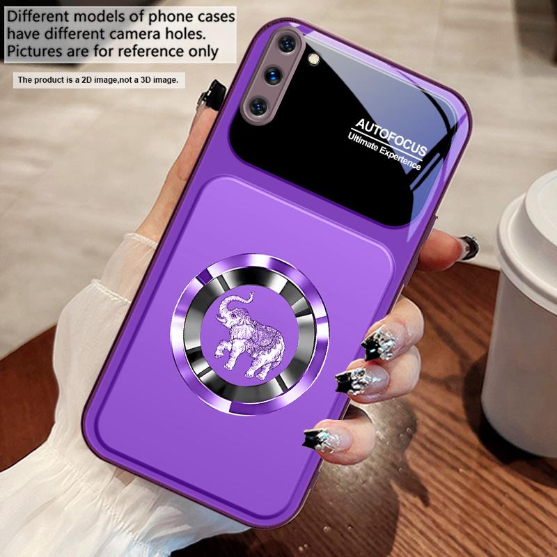 Elegant pink elephant For Samsung M02 12 Note 8 9 10 20 A 01 A02 A03 Core 04 05 06 10 12 13 14 15 A16 glass Ultra phone case