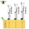Bonheur and Wasp Repellent Protective Set with Brush Gloves and Removable Face Net Bee, Wasp, Suit, 3-Piece (XL)