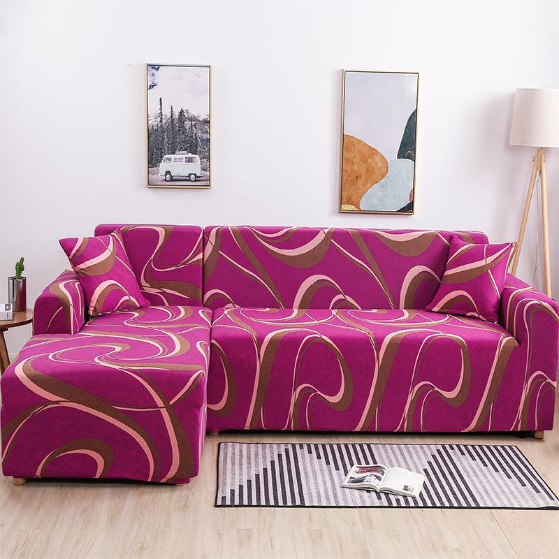 Elastic All-Inclusive Non-Slip Sofa Cover Sofa Slipcover Solid Color