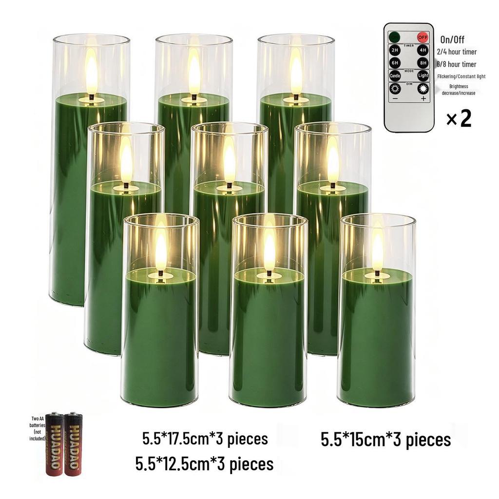 LED Candle Lamp String Lights for Christmas and Halloween - Decorative Luxury Lamp for Dining Table Atmosphere