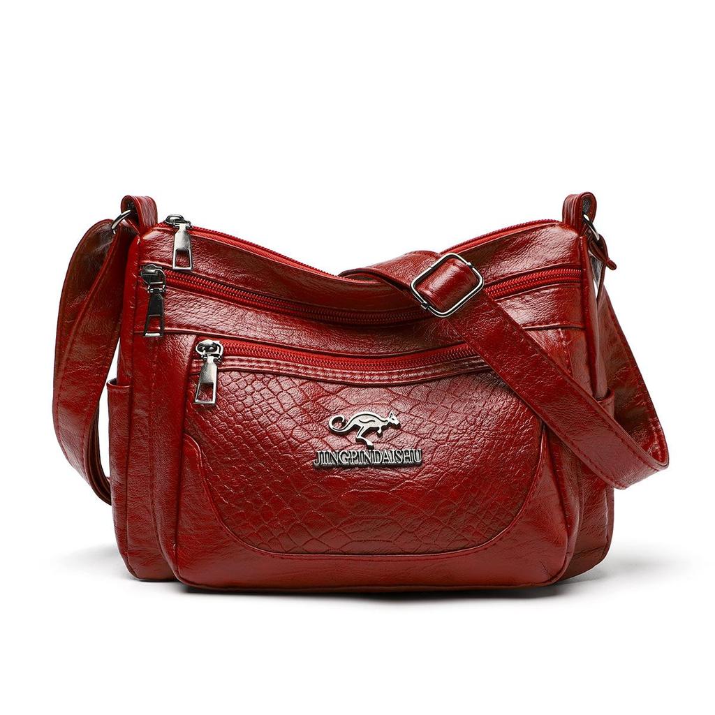 Fashionable wear-resistant durable soft touch middle-aged ladies bag new cross-border shoulder/crossbody bag