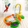 Bird Bath Tub Parrot Automatic Bathtub with Faucet Bird Shower Bathing Tub Bird Feeder Bowl Parrot Automatic Bathtub Pool Supply