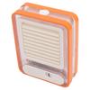 Table Air Cooler Usb Charging Orange Portable Mini Desktop Humidifier Fan Low Noise with Colored Night Light