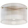 Ceiling lamp with acrylic lamp shade, metal, compatible with halogen and LED