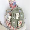 Schoolbagins style large capacity high school backpack for women, Korean version Harajuku ulzzang cartoon backpack, elementary school backpack