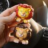 Car Accessories for Interior Aesthetic Cute Animal Vent Clip Air Freshener with Aroma Pad, Resin Lion Decoration Leopard Deer Owl Dashboard Ornament,