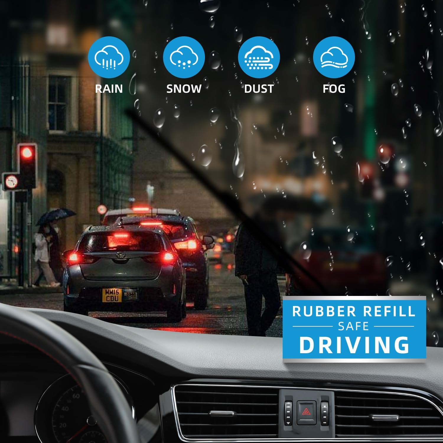 

Сменная резинка стеклоочистителя, 30 Сменная резинка стеклоочистителя 5 мм Подходит для Mazda CX-5 2017-2023, CX-9 2016-2023 Замена оригинального оборудования Сменные резинки стеклоочистителя 4 шт.