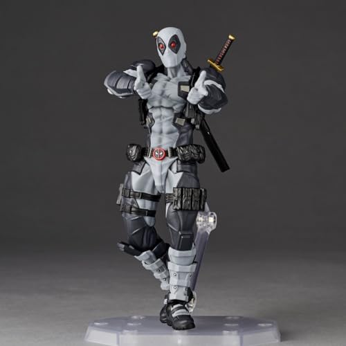 Kaiyodo Revoltech Amazing Yamaguchi Deadpool Ver. 2.5 X-Force Color, Approximately 170mm Tall, Non-scale PVC & ABS Painted Action Figure