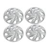 4 Pcs 14 Inch Wheel Hub Cap Universal Fit Silvery Wheel Hub Rim Cover for Cars Trucks Vans