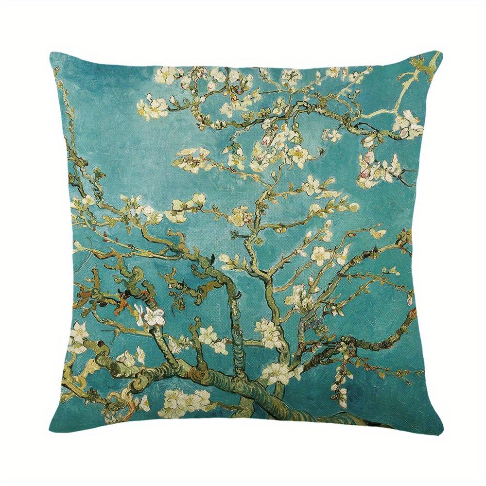 Painting Birds And Branch Print Throw Pillow Case, Cushion Cover For Sofa Home Decor 45x45cm