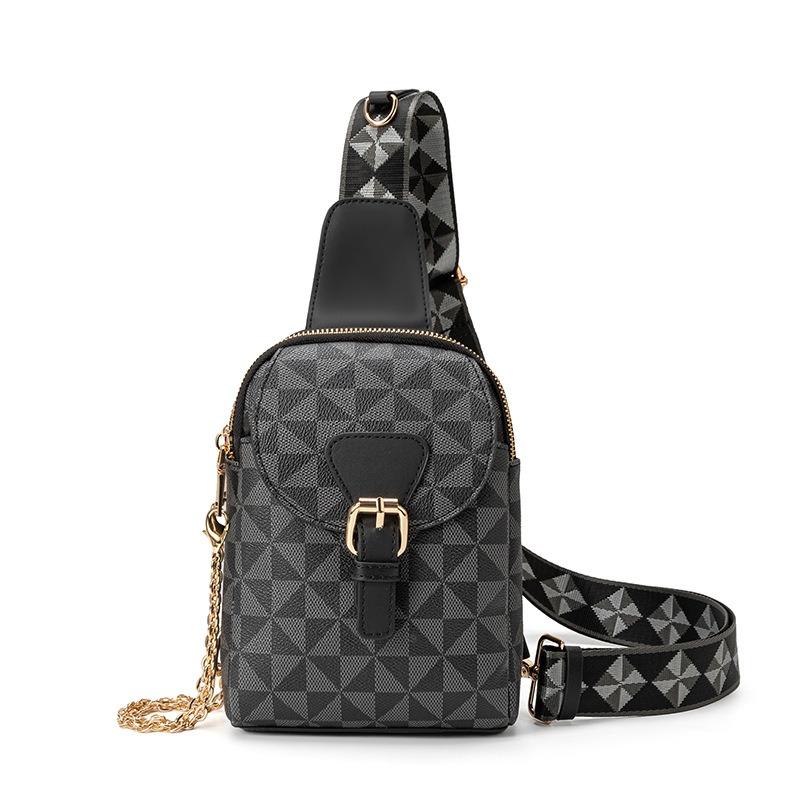 Brusttasche modische neue Umhängetasche bedruckte einfache Damen Umhängetasche Tasche tragbarer Outdoor-Sportrucksack