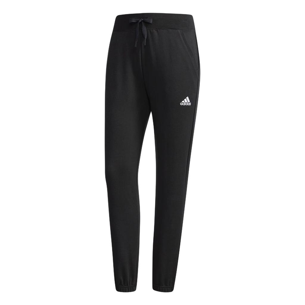 Adidas Solid Color Tapered Nine-Quarter Knitted Sports Pants Women Bottoms DM7318