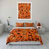 Witches, Bats, Spiders, Pumpkins. Bedding Sets Duvet Cover Sets Duvet Covers Pillowcases(1*Duvet Cover 2*Pillowcases Without Duvet Insert)