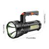 Outdoor handheld light searchlight portable flashlight high-power dual beam hanging light LED long-range construction site emer