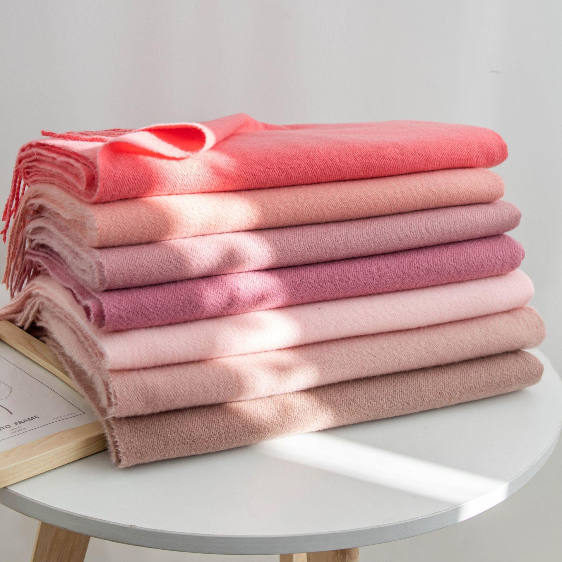 

Celebrity style cashmere feel scarf autumn and winter imitation cashmere girls high-end shawl warm scarf 78*190CM