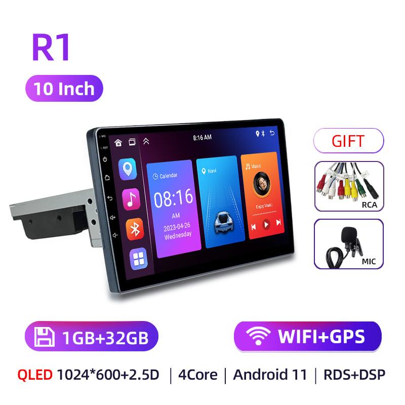 7'' 10'' 8Core Android 11 1Din Car Multimedia CarPlay 5G Universal Navigation GPS 1 DIN Headunit Auto Radio Audio Stereo dvd