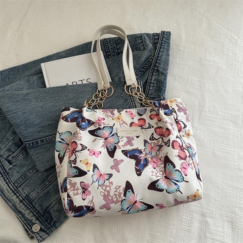 Trendy Casual Commuter Tote Bag For Women 2024 New Korean Fashion Stylish Shoulder Bags