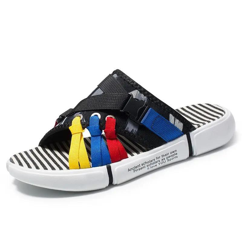 Fashion Men's Shoe Beach Slides Male Slipper Outdoor Shiatsu Flip Flops Cheap Shoes Liquidation Casual Elegant Designer Luxury Low Price