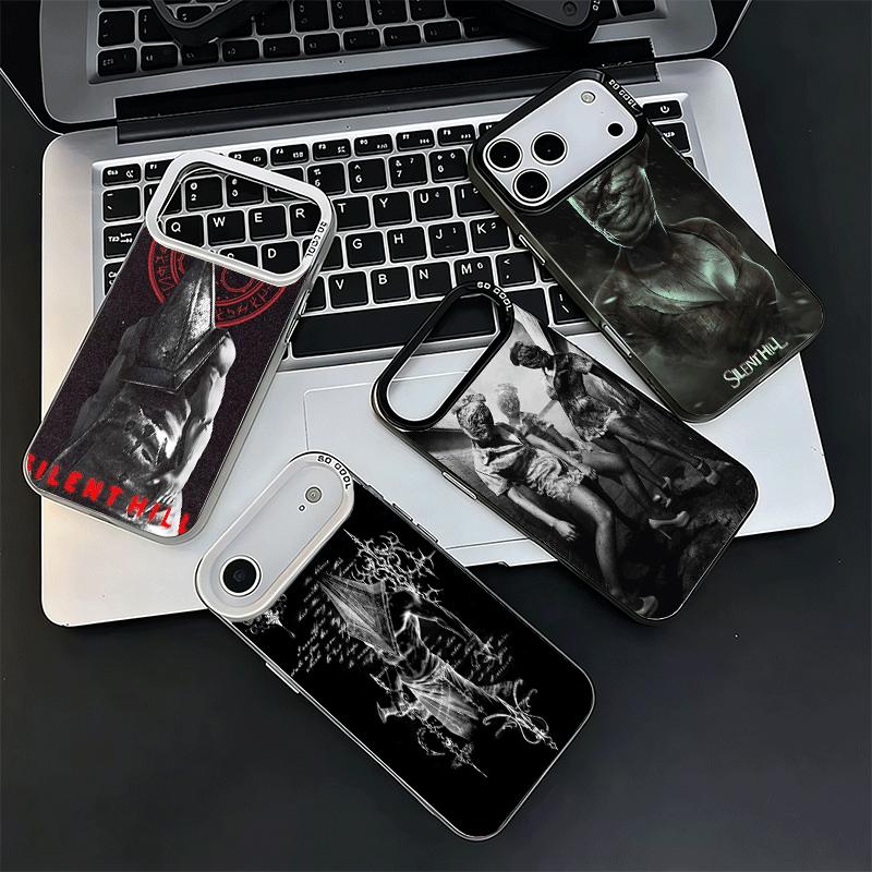 Silent Hill Horror Theme Shockproof Phone Case for iPhone 17 Air 16 16E 15 Pro Max 14 Plus 13 Mini 12 Back Cover Anti Fall Funda