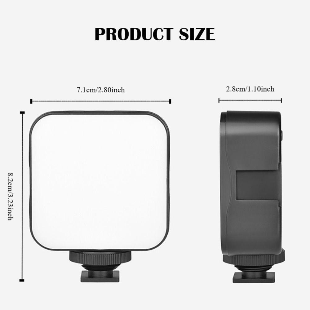 Mini RGB Fill-in Light USB Charging Dimmable Photography Lamp 6000K Portable LED Video Light for Canon/Nikon/Sony Mobile Phone