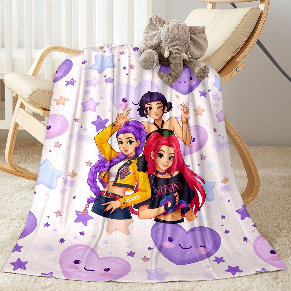 Space Adventure Trio Blanket Durable Comfort Suitable for Livingroom Office Seaside for All Seasons Playful Design