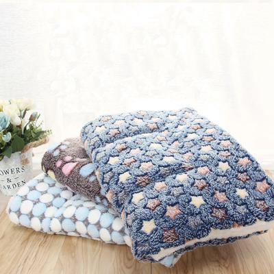 Soft Flannel Thickened Pet Soft Fleece Pad Pet Blanket Bed Mat For Puppy Dog Cat