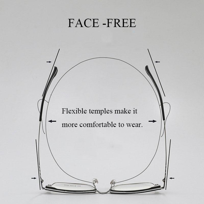 Anti Blue Rays Reading Glasses +5.75 +6.00