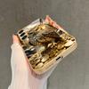 Fashionable  Wealth Golden Coin Owl Pattern Glass Phone Case for Galaxy S26 S25 S24 S23 Ultra S22 Ultra S20 Ultra 56 A72 A73 5G