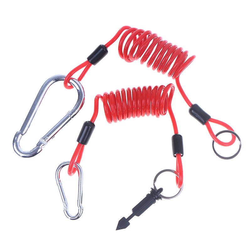 Effizientes Anhänger-Abreißkabel 4Ft Feder-Abreiß-Spiralkabel für RV-Abschleppen Anhänger-Notfall für Notverbindung