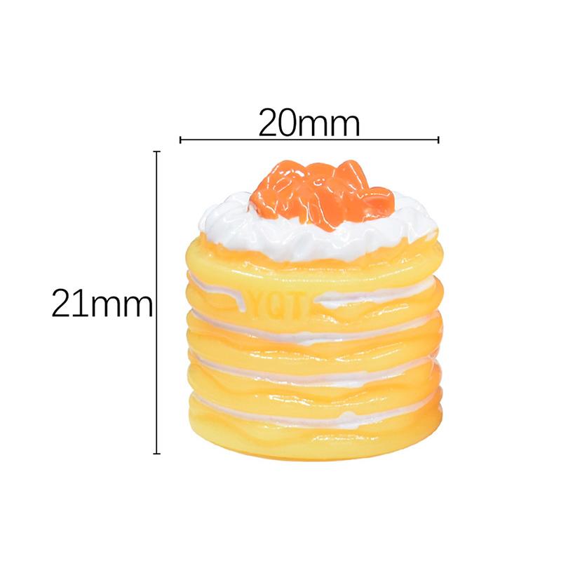 

Украшения для кукольного домика, имитация торта «Тысяча слоев клубники со сливками»