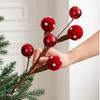 Flocking Lollipop Christmas Foam Ball Simulated Flower Arrangement Christmas Flowers Xmas Tree Decorations