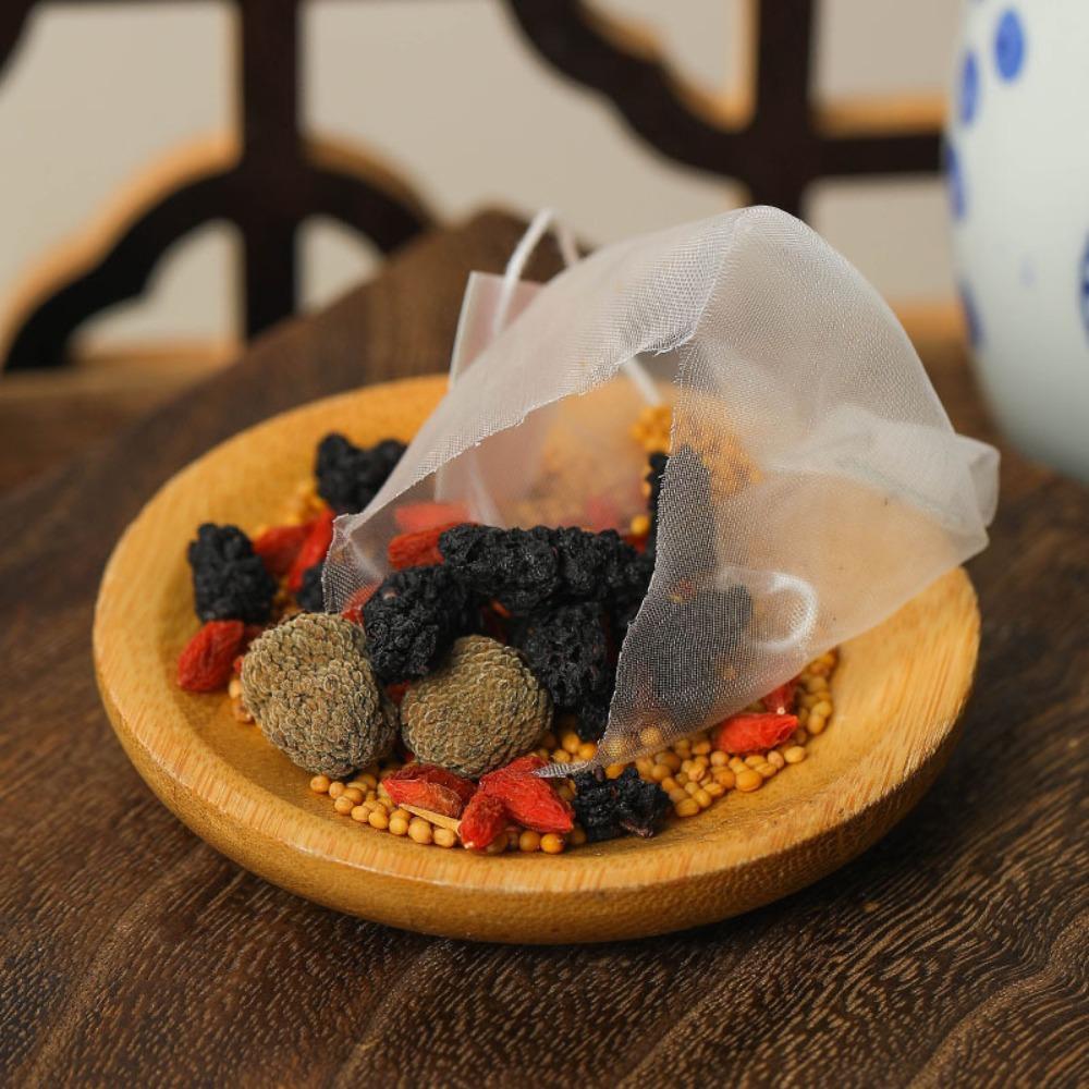 Mulberry Raspberry Goji Yellow Mustard Tea 10 Bags 80g Canned Dried Fruit Tea with Lily