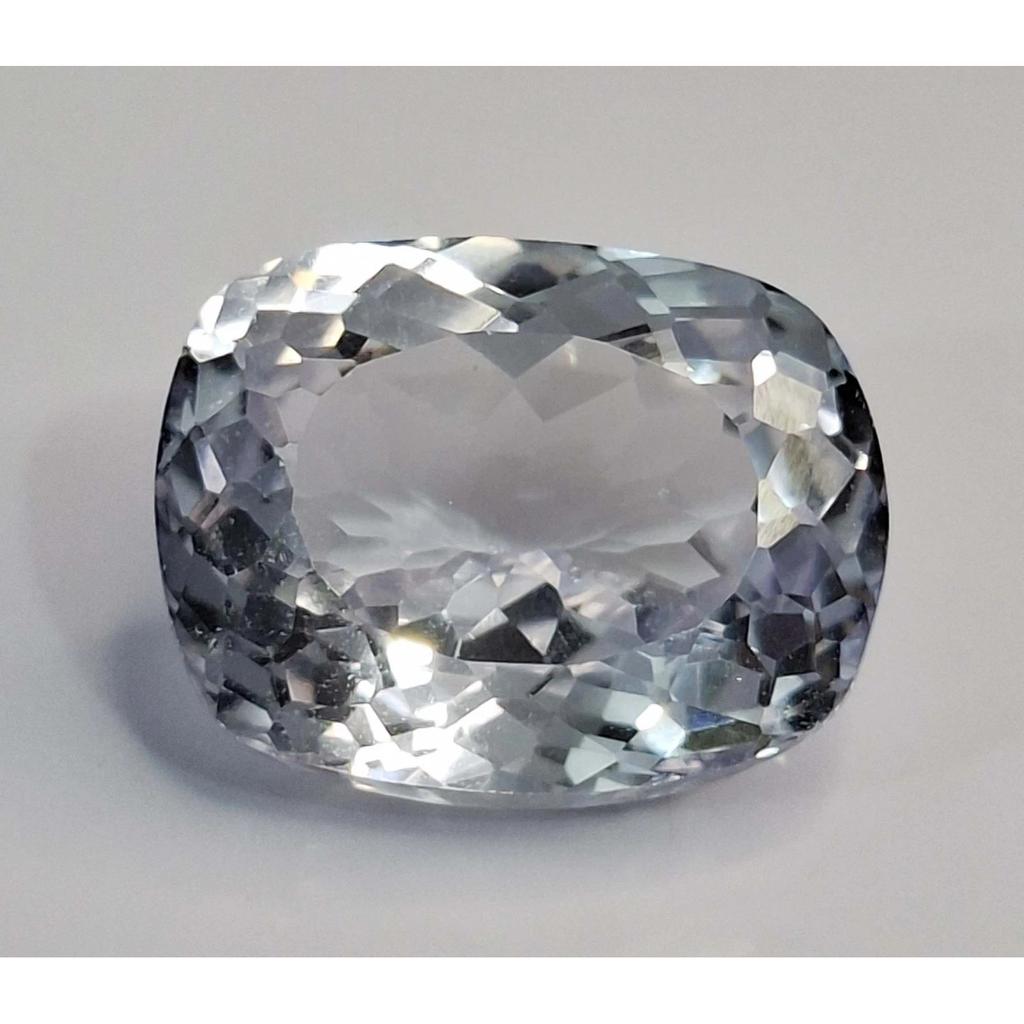 15-17 Ct Natural White Sapphire Cushion Cut Fabulous Certified Loose Gemstone