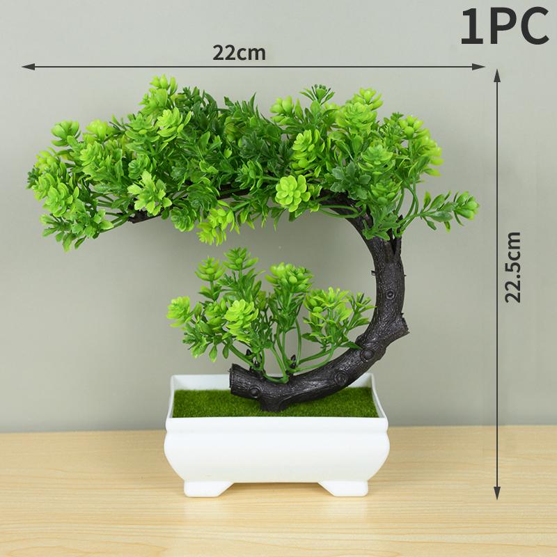 Artificial Plant Pot Household Tabletop Ornaments Simulation Green Plants Small Trees And Grass Multi-Style Garden Decoration