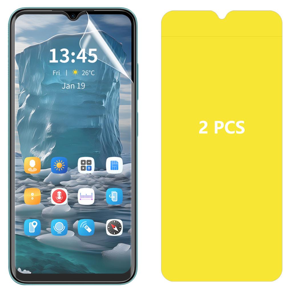 ENKAY HAT PRINCE 2Pcs For Oppo A17 4G Screen Protector HD Clear Hydrogel Film