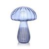 New Hydroponic Flower Bottle Transparent Glass Glass Vase Mushroom Aromatherapy Bottle Flower