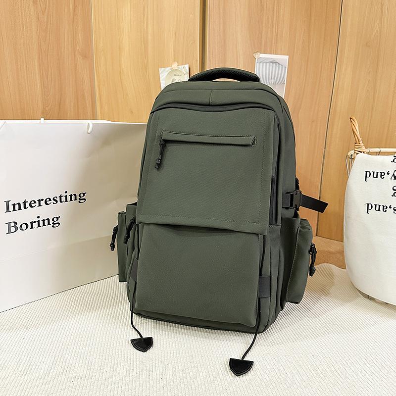 Large-capacity Schoolbag for Male High School Students, Simple and Versatile Travel Backpack for Female College Students, Casual Computer Backpack.