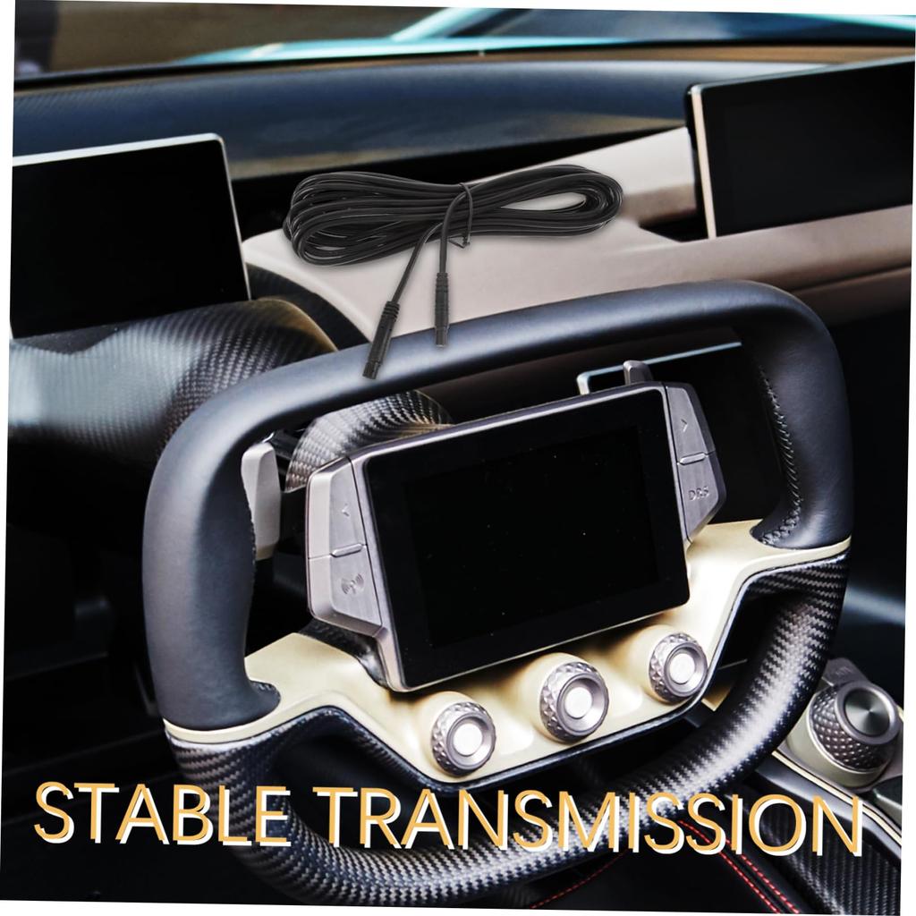 HOMSFOU Back Camera Extension Cord 5 Pin Dash Cam Car