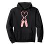 Lovely Heart Pink Ballet Slippers Hoodie