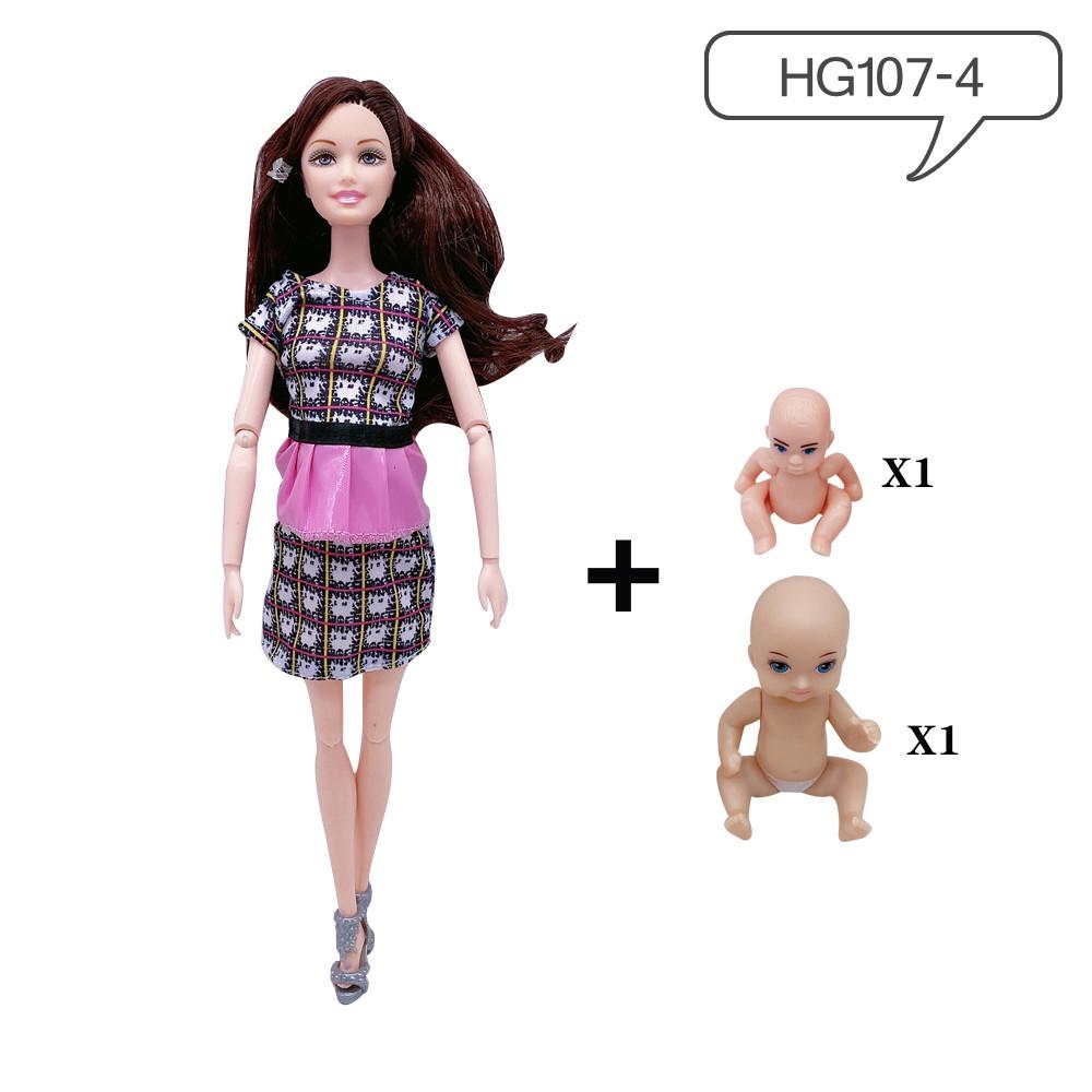11.5 Inch Multi-functional Joint Pregnant with A Big Belly Will Give Birth To A Doll Barbie Doll Princess Girl