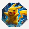 1pc Pikachu Lightning Adventure Umbrella with Plastic Handle,Suitable for All Seasons Home Travel Outdoor UmbrellaFP033